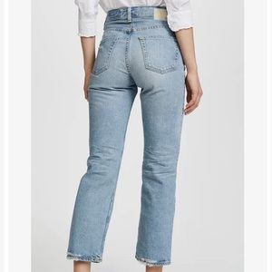 AG Denim Size 27 The Rhett Vintage High Waisted Straight